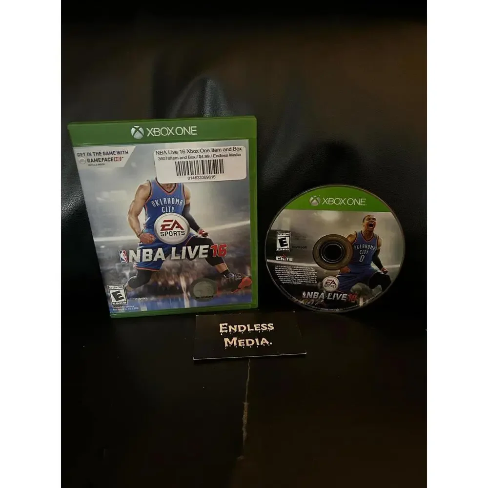 NBA Live 16 Microsoft Xbox One Item and Box Video Game
